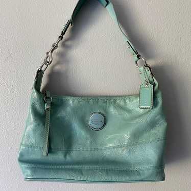 Mint coach shoulder bag - Gem