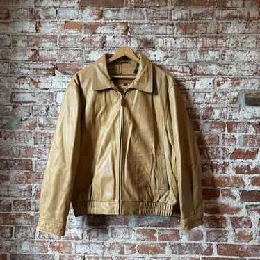 U*1様 cow leather jacket Timber land Bomb Timberland Vintage Cowhide Leather Bomber Jacket | eBay