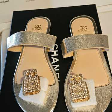 Chanel gold sandals - Gem