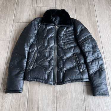 ジャケット・アウター Yasuyuki Ishii zip gimik leather jacket Yasuyuki Ishii zip gimik leather jacket
