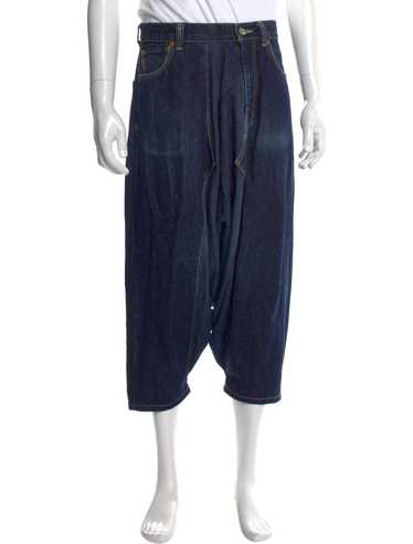 Ganryu asymmetry sarouel denim - Gem