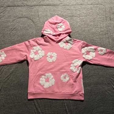 Denim tear pink hoodie - Gem
