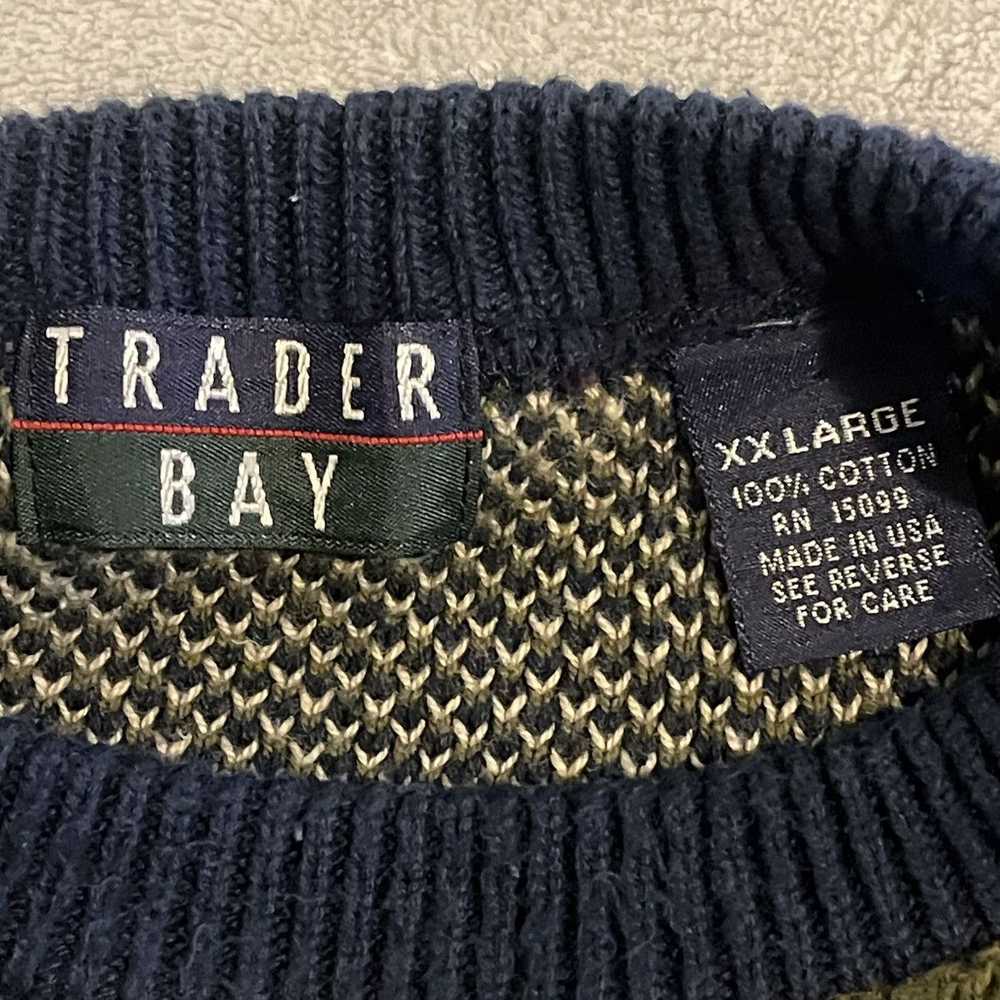 Trader Bay Vintage Trader Bay Sweater Men 2XL Kni… - image 3