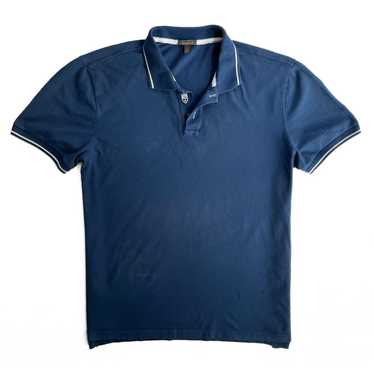 Gucci ネイビー GGロゴ ポロシャツ XL Cotton polo shirt with GG embroidery in dark blue | GUCCI® US