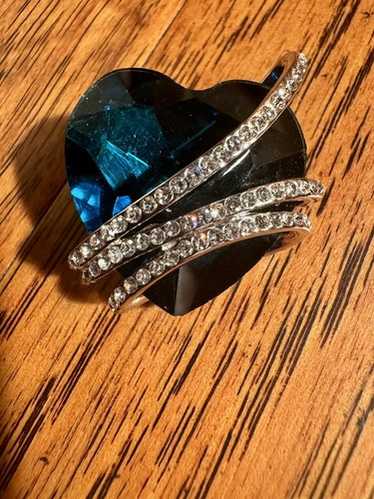 【SWAROVSKI】Matrix リング ハート形♡ SWAROVSKIスワロフスキー Matrix ハートリング 追跡送料関税込