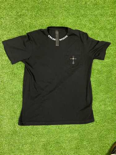 CHROME HEARTS◆Short Sleeve Pocket Crew T-shirt Black Chrome Hearts Short Sleeve Pocket Crew T-shirt Black