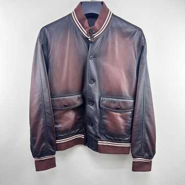 ジャケット・アウター Berluti Snake Tatoo Calf Leather Jacket Berluti Snake Tatoo Calf Leather Jacket メンズ