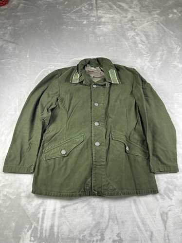 70s〜 swedish army liner jacket C48 1970s Swedish Military Jacket Vintage Vietnam Army Green
