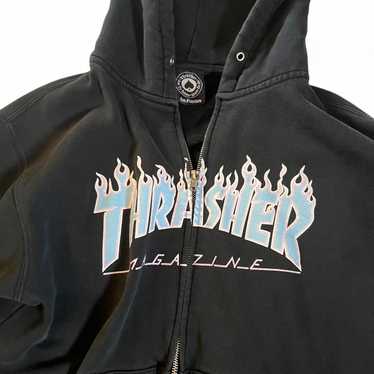 トップス Supreme Thrasher Zip Up Hooded M black Supreme Thrasher Zip Up Hooded Sweatshirt (FW24) - $178