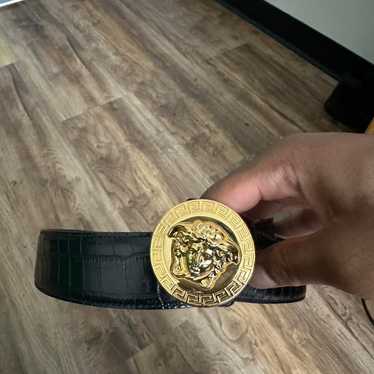 Versace mens belt black - Gem