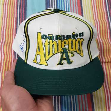 帽子 VINTAGE 90s MLB OAKLAND ATHLETICS CAP 90s Oakland Athletics A's MLB Baseball Snapback Hat Cap with
