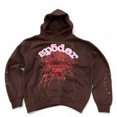 SPYDER SP5DER Araignee フーディー パーカー Brown〇関送無料〇 Sp5der Araignee Hoodie Brown Men's - FW22 - US