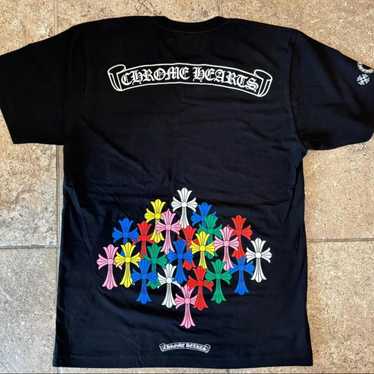 希少♪【CHROME HEARTS】Cemetery Tシャツ Black/Yellow/Green Chrome Hearts Cemetery T-Shirt Black/Yellow/Green Men's - US