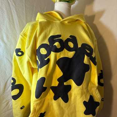 Yellow beluga sp5der hoodie - Gem