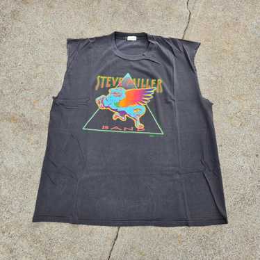 90s STEVE MILLER BAND オリジナルヴィンテージバンドT 総柄 Vintage Steve Miller Band Shirt Xl Single Stitch 90's | eBay