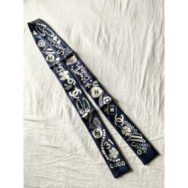 Chanel slim scarf silk - Gem