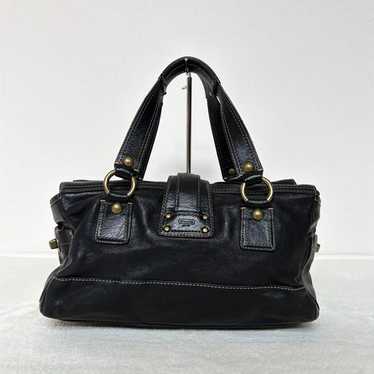 バッグ Coach Pocket Flap Legacy 65th Satchel MINT COACH Y2K 65TH ANNIVERSARY LEGACY SLIM ALI BLK LEATHER