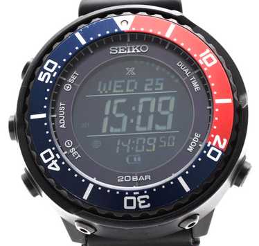 SEIKO セイコー PROSPEX ソーラー腕時計　s802-00a0 ペプシ SEIKO(セイコー) /PROSPEX/ソーラー腕時計s802-00a0】 - メルカリ
