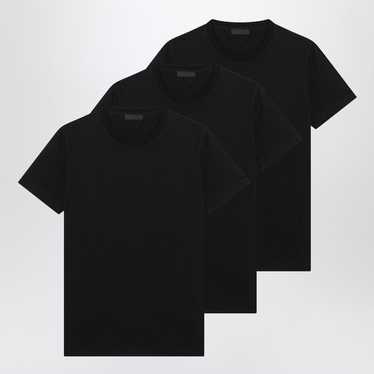 PRADA ブラック Tシャツ M サイズ SGV018 PRADA T-Shirts Men Black S - POIZON