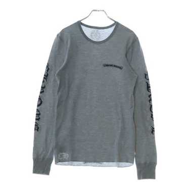 トップス \"chrome hearts\" thermal cutsew Chrome Hearts Scroll Logo Sleeve Waffle Thermal Shirt - SRM