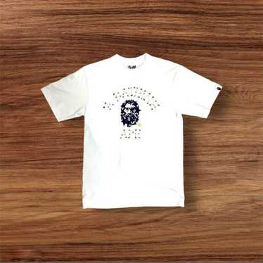 A BATHING APE エイプスターシャツ 長袖シャツ L ヴィンテージ A BATHING APE アベイシングエイプ AST8079 ワッペン 長袖
