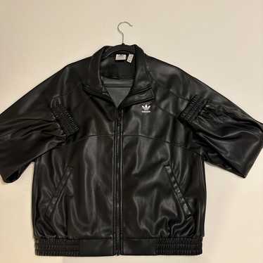 ジャケット・アウター remake\"vintage adidas leather jacket Adidas Olympic Leather Jacket Vintage | eBay