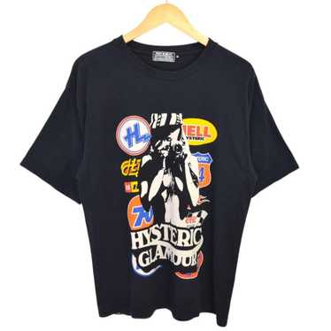 Hysteric Glamour Tシャツ 00s TYPE LOGO Vintage Hysteric Glamour Top Shirt XS S Small Y2K Graphic