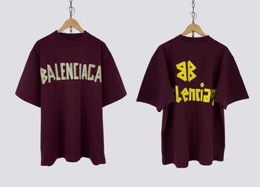 25SS BALENCIAGA TAPE TYPE コットン Tシャツ ロゴ 半袖 今日特価】Balenciaga 25SS テープ刺繍 T シャツ - メルカリ