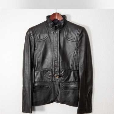 Gucci/leather/tailored/jacket/Vintage❣️ Vintage Gucci Men's Leather Jacket. Black. IT 46 Small | eBay