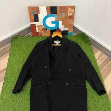 ジャケット・アウター KATHARINE HAMNETT Velvet long coat Katharine Hamnett Velvet Coat - Size M