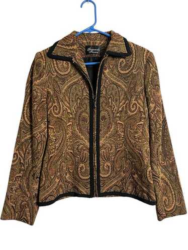 【レア】 Giancarlo Ferrari サテン ZIP-UP JACKET Puma Ferrari Zip Up Jacket Men's Small Red Polyester Graphic
