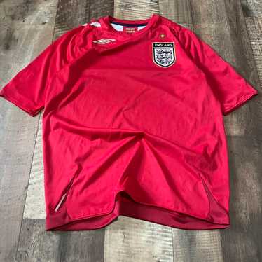 【USED】 UMBRO ENGLAND Soccer Shirt ENGLAND 2012 2013 HOME SHIRT FOOTBALL SOCCER JERSEY UMBRO