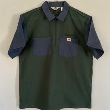 Supreme BEN DAVIS カバーオール オレンジ ストライプ　Sサイズ シュプリームがベンデイビスとのコラボコレクションを発表