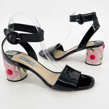 Prada flower leather sandals - Gem