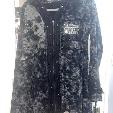 SEX POT REVENGE ミリタリーモッズコート M Vintage Sex Pot Revenge Jacket With Hoodie - Gem