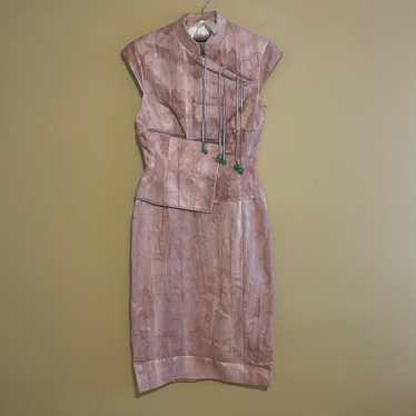 KAREN MILLEN 日本未入荷 ジップ ペンシル ミディドレス ピンク ドレス ピンク系 Karen Millen(カレンミレン) - 海外通販のBUYMA