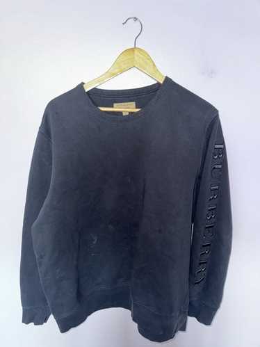 Burberry logo embroidered sweatshirt - Gem