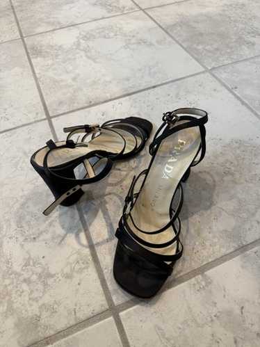 PRADA VERO CUOIO 35 1/2サイズ ブラックシューズ Prada レザーシューズ | ブラック | FARFETCH JP