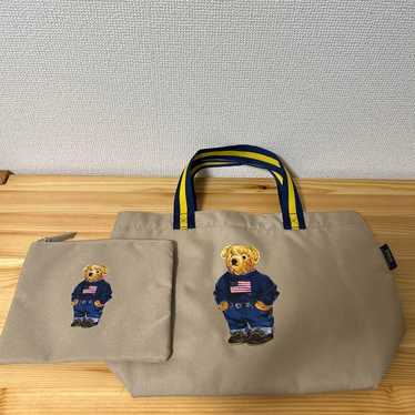 【希少レア】Vintage Ralph Lauren Polo Bear Bag Vintage Polo Ralph Lauren Bear Graphic Natural Tote Bag - Etsy