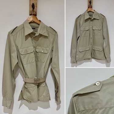 ジャケット・アウター 90s miumiu archive denim military jacket MiuMiu Denim Jacket 90' Archive（MIU MIU jacket Pants Denim