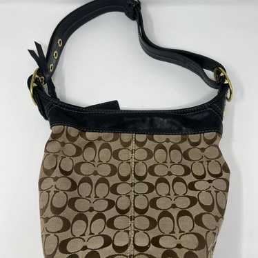 バッグ Coach Bleecker Signature Hobo Shoulder バッグ Coach Bleecker Signature Hobo Shoulder