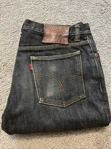 FREE BEE IRON-HEART ストレートデニム W32 L34 Iron heart free bee - Gem