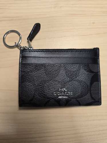 小物 Coach Signature Coin Case Key Ring PVC Coach signature coin case - Gem