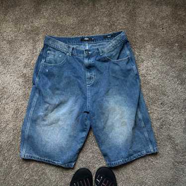 パンツ jaded london remakeleather patch jorts Shop Jumbo Denim Jorts | Jaded London | Clothing