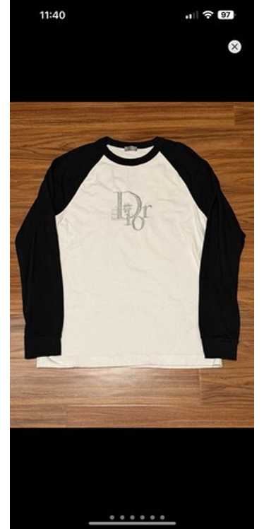 ディオール×イーアールエル DIOR×ERL 【Relaxed Fit Long-Sleeved T Shirt 】 ネックロゴ刺繍モックネック長袖T DIOR X Erl Relaxed-Fit Long-Sleeved T-Shirt M - POIZON