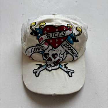 Ed Hardy ラブスローリー オフホワイト キャップ Ed Hardy | Caphunters.cz