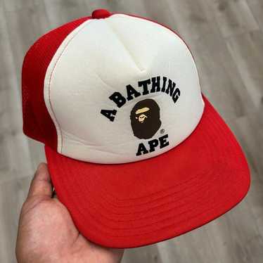 オリA Bathing Ape イヤーマフキャップ A Bathing Ape Ape Head Earmuffs Cap brown