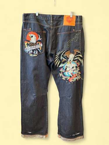 Ed hardy jeans selvedge - Gem