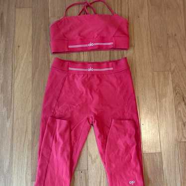 Pink alo yoga set - Gem