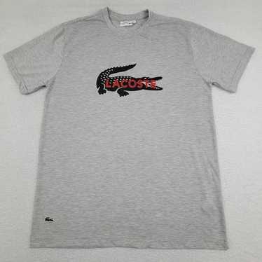 【送料&関税込】Lacoste Tshirt Big Logo Men's Relaxed Fit Oversized Crocodile T-Shirt - T-shirts